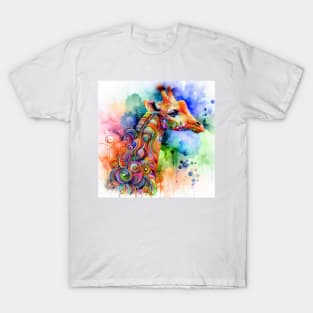 Abstract painting of a giraffe T-Shirt